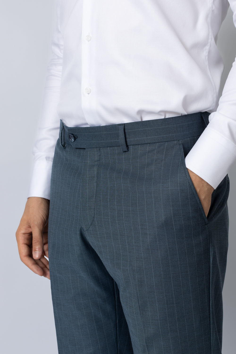 Cool Mint Striped Suit 26E